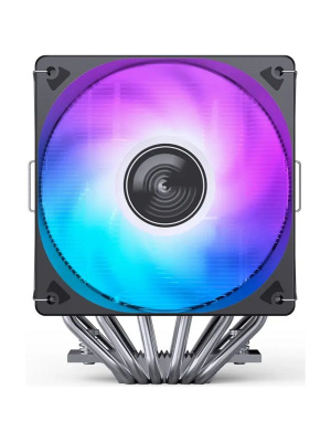����� JONSBO CR-3000E(Color) Black LGA1700/1200/115X/AM5/AM4 (TDP 260W, PWM, 2 x 120mm Dynamic Multi-Color LED Fan, 7 �������� ������, 4-pin) Retail