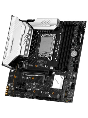 ����������� ����� MAXSUN MS-Terminator B760M D5 V2, LGA1700, B760, 2*DDR5, 3*SATA3, 3*M.2, 2*USB 3.2, 6*USB 2.0, 1*PCIEx16, 1*PCIEx1, VGA+HDMI, mATX