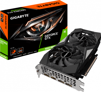  nVidia GeForce GTX1660 Super Gigabyte PCI-E 6144Mb (GV-N166SOC-6GD)