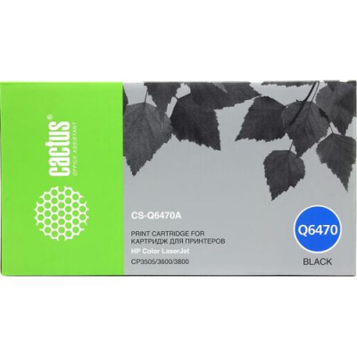 �������� CACTUS CS-Q6470A BLACK /LJ3600/3800 6K 