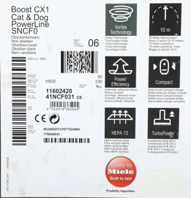 ������� Miele Boost CX1 Cat & Dog PowerLine 890�� ������