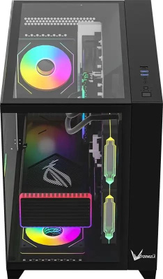 ������ Formula Crystal Z9ML Floe ������ ��� �� mATX 4x120mm 2xUSB3.0 audio bott PSU