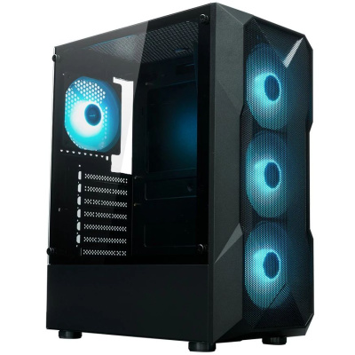 ������ XASTRA  A304 4ARGB Black ATX/Mesh/half-size TG/4x120mm ARGB FC fans/ A304-4FC12A