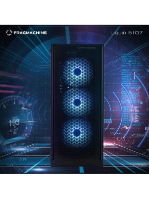 ��������� ���� Fragmachine Liquid 5107, Intel Core i5-13600KF/32 �� DDR5/2048 �� SSD/NVIDIA GeForce RTX 4070 Ti SUPER (16 ��)/Windows 10 Pro, ������ (L5136R4070TS)